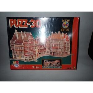 Wrebbit Puzz-3D, Alsace Castle, 959 Piece, Foam 3D Puzzle, New Sealed